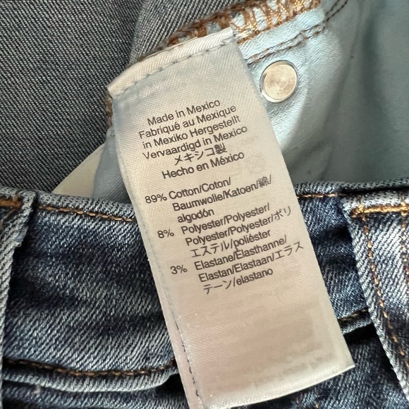 J. Crew 9” Toothpick Jean In Rip & Repair Wash Skinny Ankle Size 24 - Picture 12 of 13